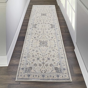 image:imageNourison Home Sleek Textures Traditional IvoryGrey 311 x 511 Area Rug Easy Clean Non Shedding Bed Room Living Room Dining Room Kitchen 4x622 x 76 Runner