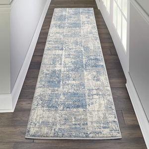 image:imageNourison Home Solace 5 x 7 Area Rug 53x73 IvoryGreyBlueIvoryGreyBlue