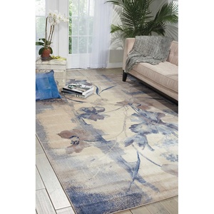 image:imageNourison Home Somerset Ivory Blue 2 x 29 Area Rug  Easy Clean Non Shedding Bed Room Living Room Dining Room Kitchen 2 x 3