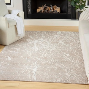 image:imageNourison Home Splendid Mocha Ivory 710 x 910 Area Rug  Easy Clean Non Shedding Bed Room Living Room Dining Room Kitchen 8 x 10Mocha Ivory