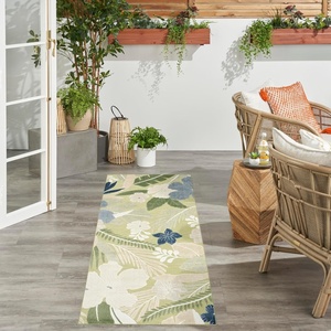 image:imageNourison Home Suncoast Green Blue 53 x 73 Area Rug  Easy Clean Non Shedding Bed Room Living Room Dining Room Kitchen 5 x 7Green Blue