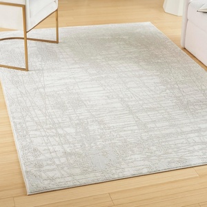image:imageNourison Home Texture Ivory Grey 710 x 910 Area Rug  Easy Clean Non Shedding Bed Room Living Room Dining Room Kitchen 8 x 10