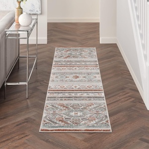 image:imageNourison Home Thalia Grey Multicolor 6 x 9 Area Rug  Easy Clean Non Shedding Bed Room Living Room Dining Room Kitchen 6 x 9Grey Multicolor
