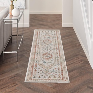 image:imageNourison Home Thalia Vintage Rust Multicolor 9 x 12 Area Rug Easy Clean Non Shedding Bed Room Living Room Dining Room Backyard Deck Patio 9x12Beige Multicolor