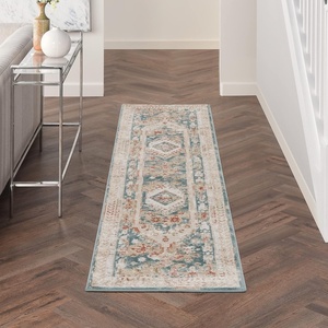 image:imageNourison Home Thalia Vintage Rust Multicolor 9 x 12 Area Rug Easy Clean Non Shedding Bed Room Living Room Dining Room Backyard Deck Patio 9x12Green Ivory
