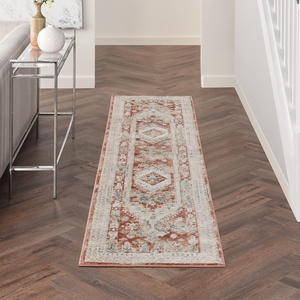 image:imageNourison Home Thalia Vintage Rust Multicolor 9 x 12 Area Rug Easy Clean Non Shedding Bed Room Living Room Dining Room Backyard Deck Patio 9x12Rust Multicolor