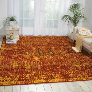 image:imageNourison Home Timeless Traditional Scarlet 79 x 99 Area Rug Easy Clean Non Shedding Bed Room Living Room Dining Room Kitchen 79X99