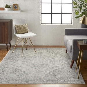 image:imageNourison Home Tranquil IvoryGrey 8 x 10 Area Rug  Easy Clean Non Shedding Bed Room Living Room Dining Room Kitchen 8 x 10IvoryGrey
