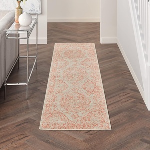 image:imageNourison Home Tranquil IvoryGrey 8 x 10 Area Rug  Easy Clean Non Shedding Bed Room Living Room Dining Room Kitchen 8 x 10IvoryPink