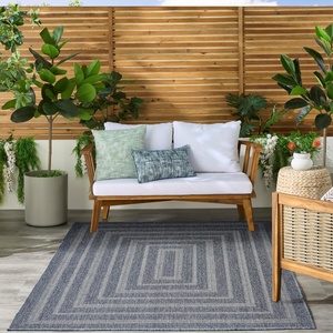 image:imageNourison Home Tulum Denim 6 x 9 Area Rug  Easy Clean Non Shedding Bed Room Living Room Dining Room Kitchen 6 x 9