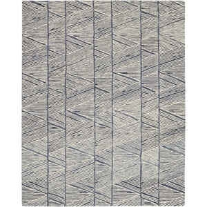 image:imageNourison Home Vail White Blue 23 x 76 Area Rug  Easy Clean Non Shedding Bed Room Living Room Dining Room Kitchen 8 RunnerWhite Blue