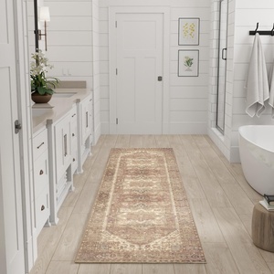 image:imageNourison Home Vintage Washables Gold 9 x 12 Area Rug  Easy Clean Non Shedding Bed Room Living Room Dining Room Kitchen 9 x 12Gold
