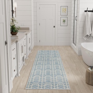 image:imageNourison Home Washable Charm Beige Ivory 2 x 3 Area Rug  Easy Clean Non Shedding Bed Room Living Room Dining Room Kitchen 2 x 3Blue Ivory