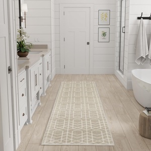 image:imageNourison Home Washable Charm Beige Ivory 2 x 3 Area Rug  Easy Clean Non Shedding Bed Room Living Room Dining Room Kitchen 2 x 3Silver Ivory