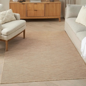 image:imageNourison Home Washable Solutions IndoorOutdoor BlueGreen 5 x 7 Area Rug Easy Cleaning Non Shedding Bed Room Living Room Dining Room Backyard Deck Patio 5x7Natural