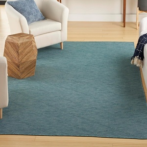 image:imageNourison Home Washable Solutions IndoorOutdoor BlueGreen 5 x 7 Area Rug Easy Cleaning Non Shedding Bed Room Living Room Dining Room Backyard Deck Patio 5x7Aqua