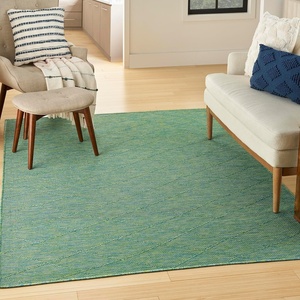 image:imageNourison Home Washable Solutions IndoorOutdoor BlueGreen 5 x 7 Area Rug Easy Cleaning Non Shedding Bed Room Living Room Dining Room Backyard Deck Patio 5x7BlueGreen
