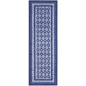 image:imageNourison Home Whimsicle Ivory Blue 5 x 7 Area Rug  Easy Clean Non Shedding Bed Room Living Room Dining Room Kitchen 5 x 7Navy