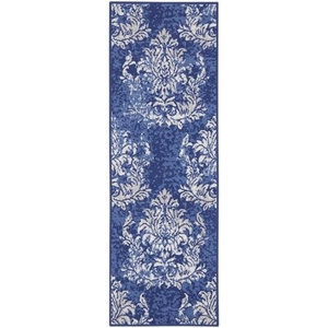 image:imageNourison Home Whimsicle Ivory Navy 3 x 5 Area Rug  Easy Clean Non Shedding Bed Room Living Room Dining Room Kitchen 3 x 5NavyIvory