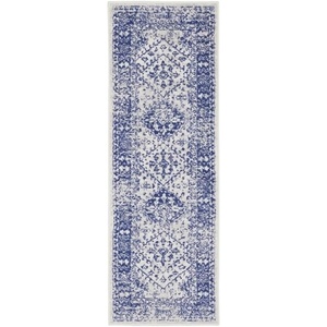 image:imageNourison Home Whimsicle Ivory Navy 6 x 9 Area Rug  Easy Clean Non Shedding Bed Room Living Room Dining Room Kitchen 6 x 9IvoryNavy