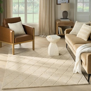 image:imageNourison Home Wool Haven Sage 53 x 73 Area Rug  Easy Clean Non Shedding Bed Room Living Room Dining Room Kitchen 5 x 7Beige
