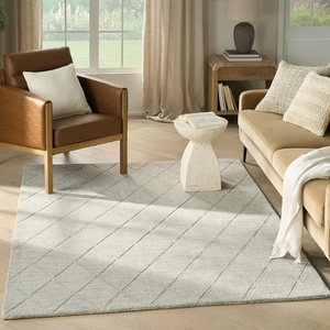 image:imageNourison Home Wool Haven Sage 53 x 73 Area Rug  Easy Clean Non Shedding Bed Room Living Room Dining Room Kitchen 5 x 7Grey
