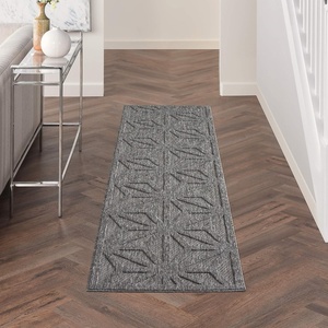 image:imageNourison Palamos IndoorOutdoor Dark Grey 810 x 1110 Area Rug Easy Cleaning Non Shedding Bed Room Living Room Dining Room Backyard Deck Patio 9x12Dark Grey