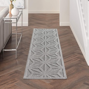 image:imageNourison Palamos IndoorOutdoor Dark Grey 810 x 1110 Area Rug Easy Cleaning Non Shedding Bed Room Living Room Dining Room Backyard Deck Patio 9x12Lt Grey