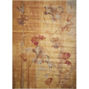 image:imageNourison Somerset Rectangle Traditional Polyester Acrylic Area Rug in Beige