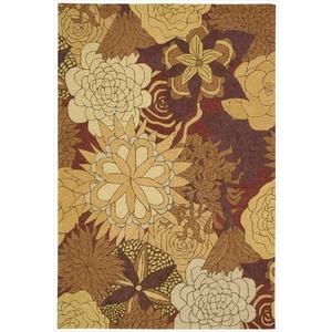 image:imageNourison South Beach IndoorOutdoor Kiwi 5 x 76 Area Rug Easy Cleaning Non Shedding Bed Room Living Room Dining Room Backyard Deck Patio 5x8Spice