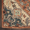 image:imageNourison Home Bahari Rust 5 x 7 Area Rug  Easy Clean Non Shedding Bed Room Living Room Dining Room Kitchen 5 x 7Rust