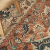 image:imageNourison Home Bahari Rust 5 x 7 Area Rug  Easy Clean Non Shedding Bed Room Living Room Dining Room Kitchen 5 x 7Rust