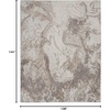 image:imageNourison Home Elation Ivory Grey 710 x 910 Area Rug  Easy Clean Non Shedding Bed Room Living Room Dining Room Kitchen 8 x 10Ivory Grey