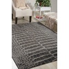 image:imageNourison Home Maxell Charcoal 53 x 73 Area Rug  Easy Clean Non Shedding Bed Room Living Room Dining Room Kitchen 5 x 7Charcoal