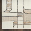 image:imageNourison Home Nordic Ivory Rust 5 x 7 Area Rug  Easy Clean Non Shedding Bed Room Living Room Dining Room Kitchen 5 x 7Ivory Multicolor