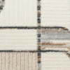 image:imageNourison Home Nordic Ivory Rust 5 x 7 Area Rug  Easy Clean Non Shedding Bed Room Living Room Dining Room Kitchen 5 x 7Ivory Multicolor