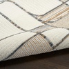 image:imageNourison Home Nordic Ivory Rust 5 x 7 Area Rug  Easy Clean Non Shedding Bed Room Living Room Dining Room Kitchen 5 x 7Ivory Multicolor