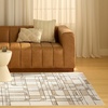 image:imageNourison Home Nordic Ivory Rust 5 x 7 Area Rug  Easy Clean Non Shedding Bed Room Living Room Dining Room Kitchen 5 x 7Ivory Multicolor