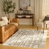 image:imageNourison Home Nordic Ivory Rust 5 x 7 Area Rug  Easy Clean Non Shedding Bed Room Living Room Dining Room Kitchen 5 x 7Ivory Multicolor