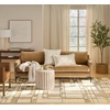 image:imageNourison Home Nordic Ivory Rust 5 x 7 Area Rug  Easy Clean Non Shedding Bed Room Living Room Dining Room Kitchen 5 x 7Ivory Multicolor