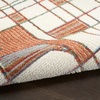image:imageNourison Home Nordic Ivory Rust 5 x 7 Area Rug  Easy Clean Non Shedding Bed Room Living Room Dining Room Kitchen 5 x 7Ivory Rust