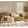 image:imageNourison Home Nordic Ivory Rust 5 x 7 Area Rug  Easy Clean Non Shedding Bed Room Living Room Dining Room Kitchen 5 x 7Ivory Rust