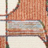 image:imageNourison Home Nordic Ivory Rust 5 x 7 Area Rug  Easy Clean Non Shedding Bed Room Living Room Dining Room Kitchen 5 x 7Ivory Rust