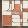 image:imageNourison Home Nordic Ivory Rust 5 x 7 Area Rug  Easy Clean Non Shedding Bed Room Living Room Dining Room Kitchen 5 x 7Ivory Rust