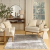 image:imageNourison Home Pacific Shag Ivory Black 53 x 73 Area Rug  Easy Cleaning Non Shedding Bed Room Living Room Dining Room Kitchen 5 x 7Grey