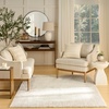 image:imageNourison Home Pacific Shag Ivory Black 53 x 73 Area Rug  Easy Cleaning Non Shedding Bed Room Living Room Dining Room Kitchen 5 x 7Ivory Beige