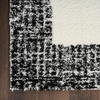 image:imageNourison Home Pacific Shag Ivory Black 53 x 73 Area Rug  Easy Cleaning Non Shedding Bed Room Living Room Dining Room Kitchen 5 x 7Ivory Black