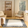 image:imageNourison Home Pacific Shag Ivory Black 53 x 73 Area Rug  Easy Cleaning Non Shedding Bed Room Living Room Dining Room Kitchen 5 x 7Ivory Black
