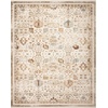 image:imageNourison Home Pardis Ivory Rust 53 x 7 Area Rug  Easy Clean Non Shedding Bed Room Living Room Dining Room Kitchen 5 x 7Ivory Rust