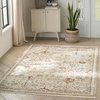 image:imageNourison Home Pardis Ivory Rust 53 x 7 Area Rug  Easy Clean Non Shedding Bed Room Living Room Dining Room Kitchen 5 x 7Ivory Rust